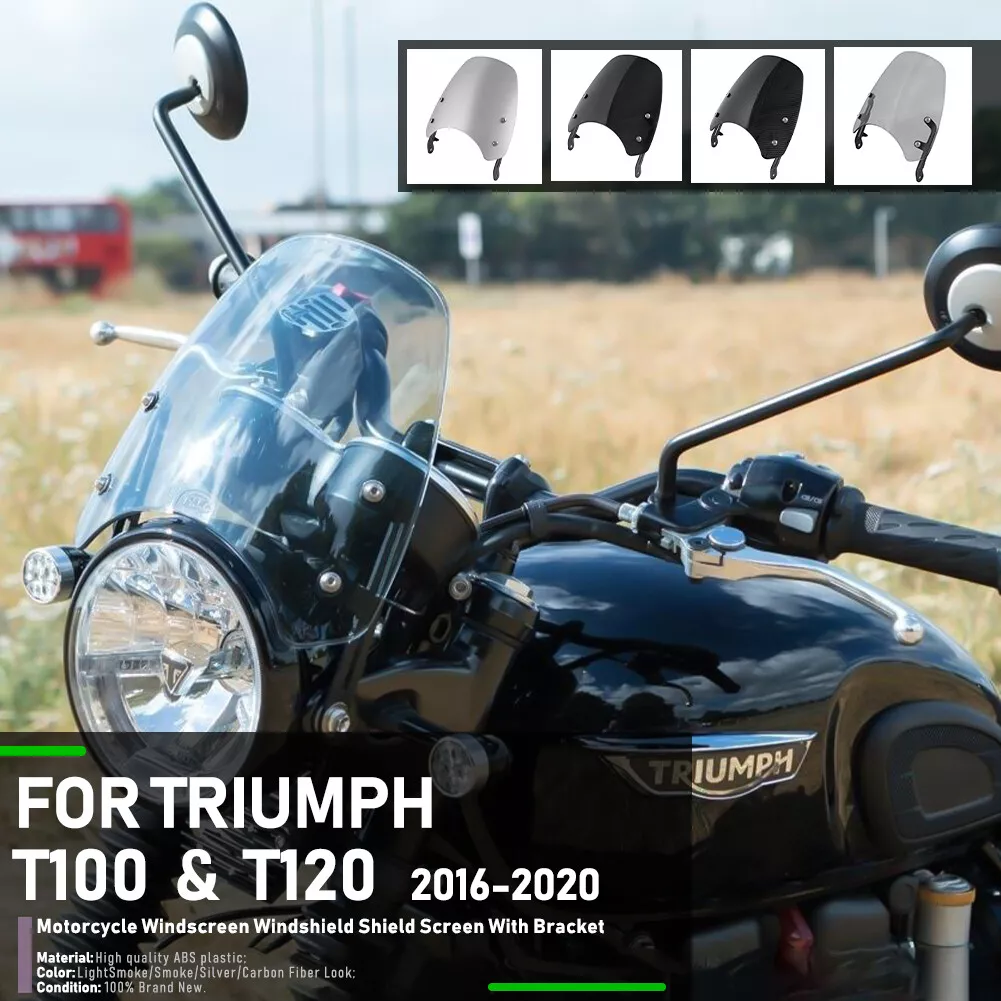 Windscreen Windshield Fly Screen For 2016 2022 Triumph Bonneville