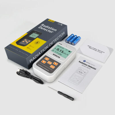 Geiger Counter Beta Gamma X-Ray Dosimeter LCD Nuclear Radiation Detector
