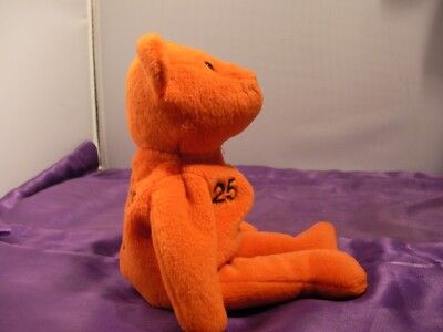 Barry Bonds Salvino Bamm Beano's #25 Aug 1998 Baseball Beanie Bear