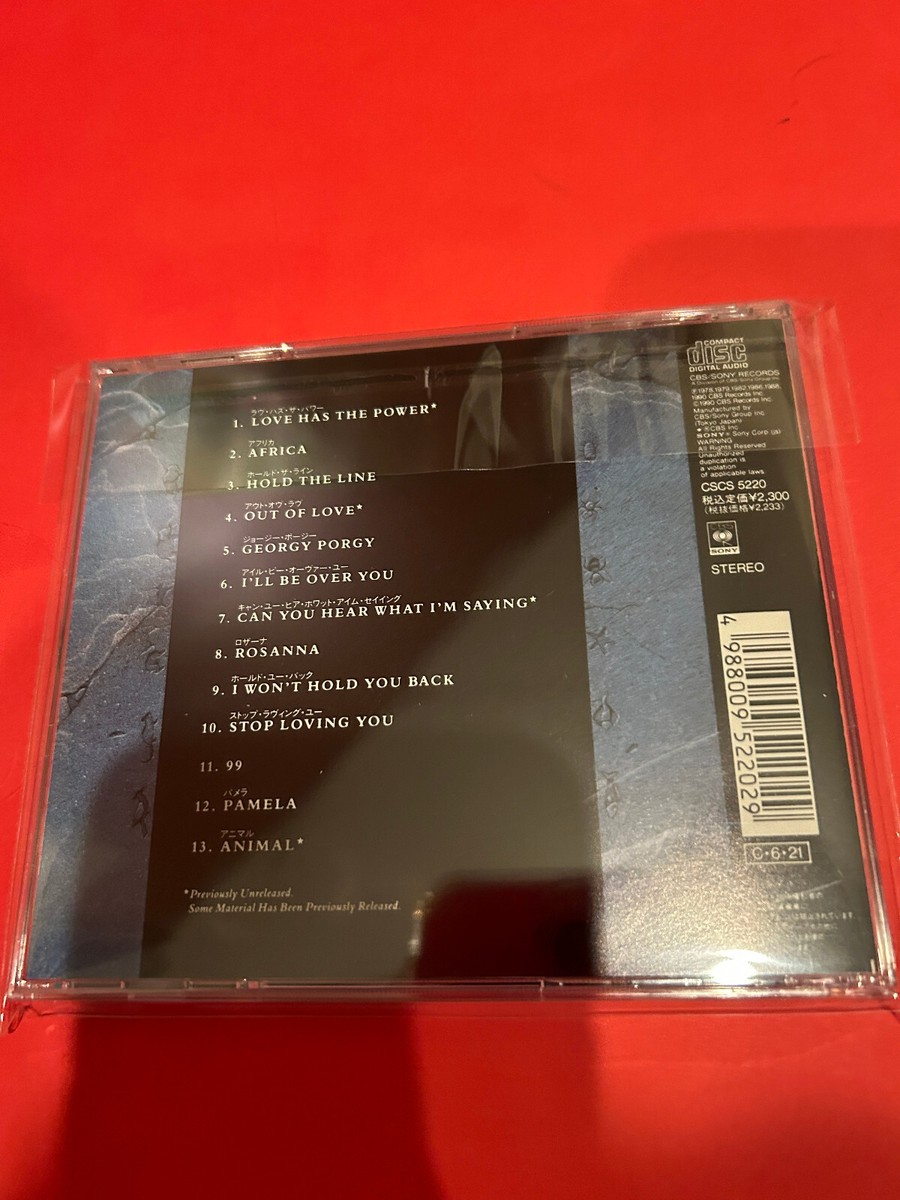 Toto-Past To Present 1977-1990-JAPAN EDITION RELEASE AUTHENTIC CD