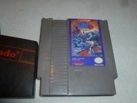 NINTENDO NES GAME MEGAMAN 3 CARTRIDGE RARE CAPCOM W DUST COVER MEGA MAN CART 
