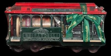 Ghirardelli Wooden Trolly Powell & Hyde Sts. with Chocolates NEW Sealed