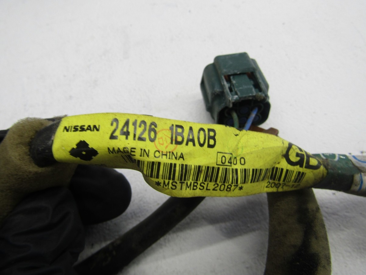 Door Wiring Harness EX35 2008 Infiniti Right Passenger Side