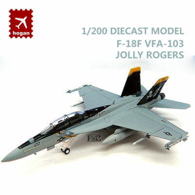 F-18F VFA-103 JOLLY ROGERS 1/200 diecast plane model aircraft