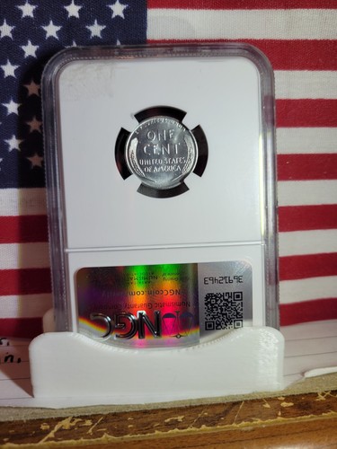 1943-P Lincoln Wheat Steel Cent **Graded By NGC MS67+** Plus Cert #2149370-007 - Picture 2 of 4