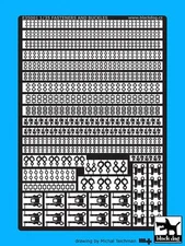 Black Dog 1/35 Fasteners and Buckles [Photo-etch Figure Accessory kit] E35001