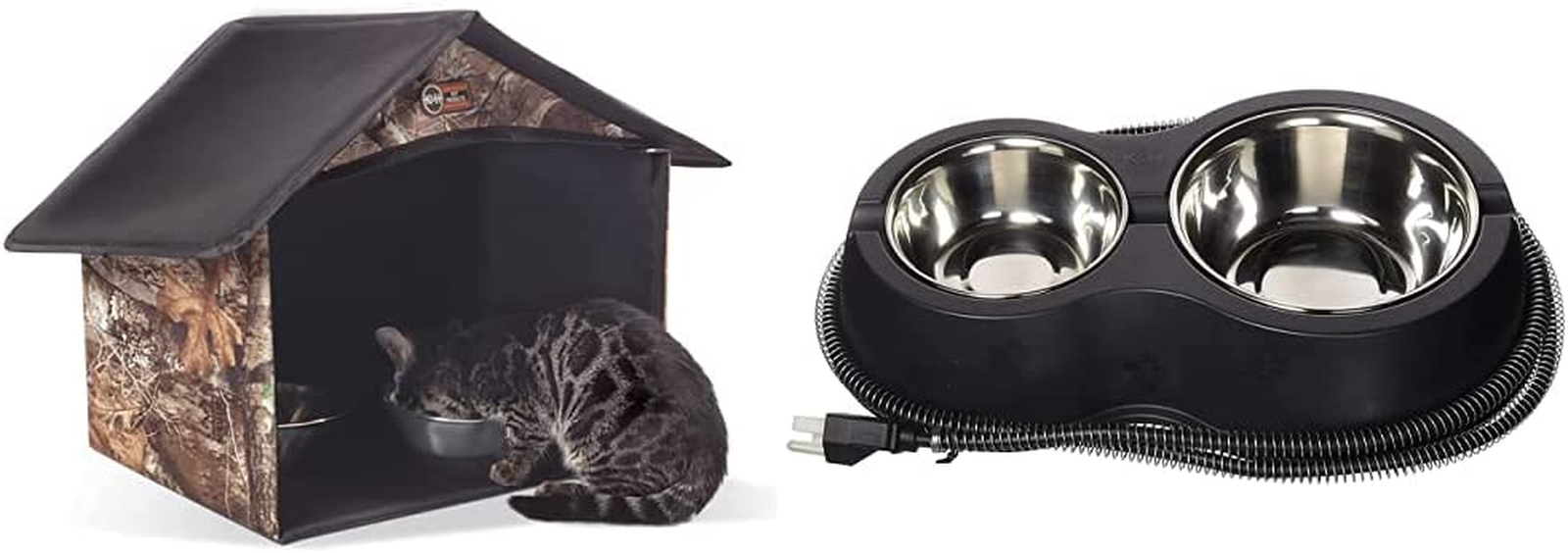 Kamp;H PET PRODUCTS Outdoor Kitty Dining Room Olive 14 X 20 X 16.5 Inches  eBay