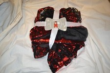 NEW Disney Minnie Mouse Reversible Sequin Hooded Throw Blanket