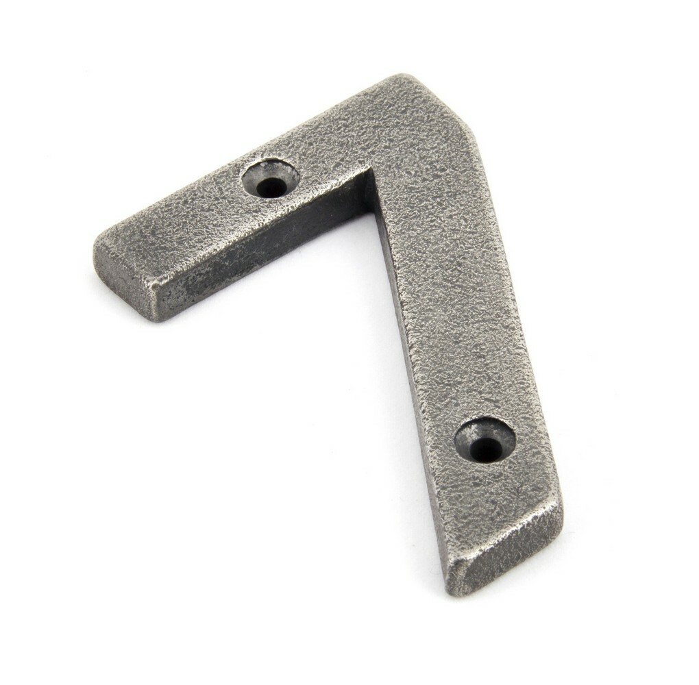 From The Anvil 83737 Antique Pewter Numeral 7