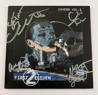 Signed FIRST TO ELEVEN Covers Vol 1 CD autographed by the Erie PA band members