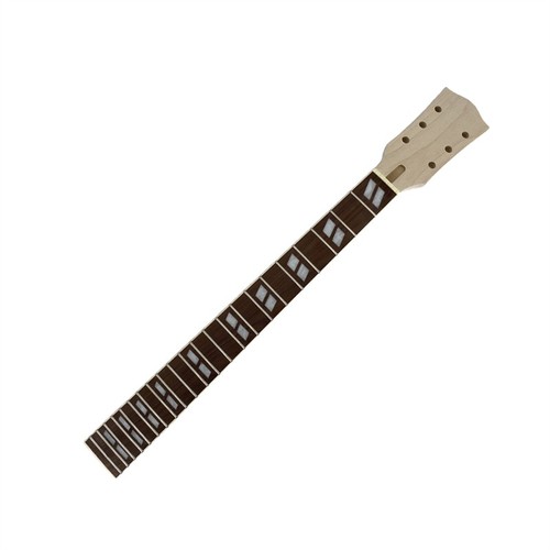 Gitarrenhals 22 Bund 24,75 Zoll Ahornholz für Stil Trapez-Inlay Bolzen auf Rose - Bild 1 von 7