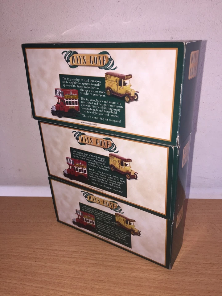 3x Hornby Lledo Days Gone modelos diecast sin usar, en caja, 2010 Foto 2 de 3