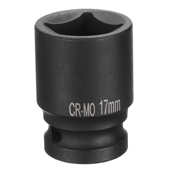 "4-Punkt Vierkant-Stecknuss FüR 1/2\\\" Antrieb 17Mm CR-MO Vierkant-Schlagrad"-image