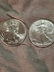 U.S. Mint Silv Eagle 2020, 2021 type 1 and type 2 Silver Bus. Coins .999 silver