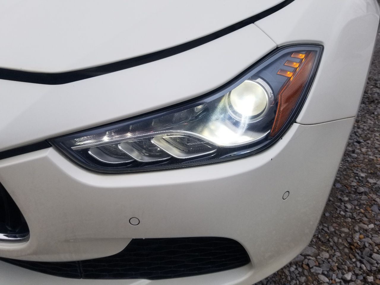 14 2014 MASERATI GHIBLI SQ4 LED HEADLIGHT LAMP LEFT DRIVER 670005473