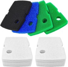 Canister Filter Pads Compatible with Penn Plax Cascade Black,Blue,Green,White