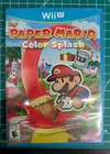 New ListingPaper Mario Color Splash  (Nintendo Wii U, 2016)