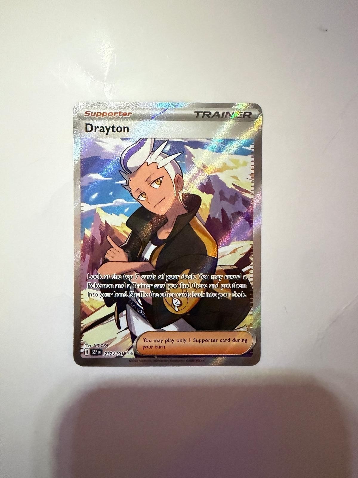 Pokemon Surging Sparks Drayton 232/191 Holo NM/M