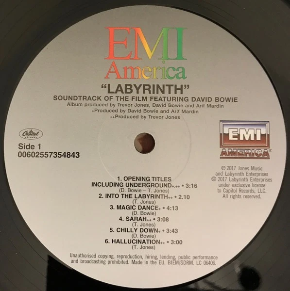 David Bowie, Trevor Jones - Labyrinth (From The Original Soundtrack Of The Jim H - Image 3 of 4