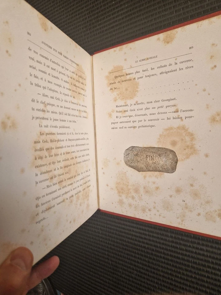 Ernest d'Hervilly : Aventures d'un Petit Garçon Préhistorique en France (1888) - Image 2 of 4