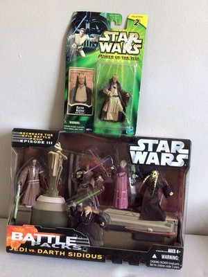 Star Wars - Die Rache der Sith - Jedi s Vs Darth Sidious Battle Packs Figuren