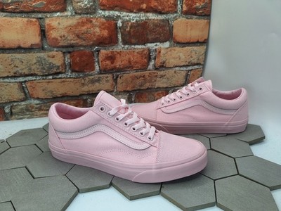 Vans Old Skool Pastel Mono Pink Shoes Women Sz 10/ Men 8.5 Blush Rose Bubblegum
