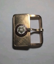 Vintage Gold Tone Pabst Breweries Beer Belt Buckle Since 1844