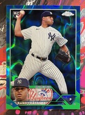 2023 Topps Chrome Update Randy Vasquez Blue Green Lava Lamp Refractor /125 SP RC