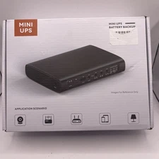 Mini UPS Uninterrupted Power Supply 20000mAh Lithium ion Backup Battery with ...