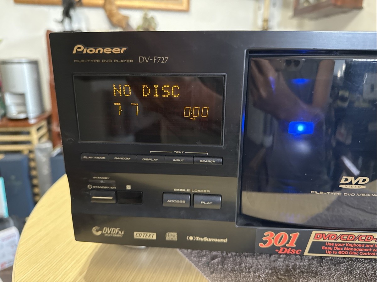Pioneer DV-F727 File-Type 300+1 DVD/CD Disc Player Changer