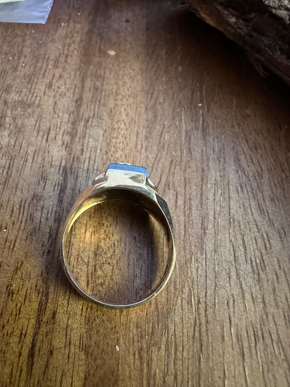 Vintage Statement Real 10K Solid Yellow Gold Init… - image 12