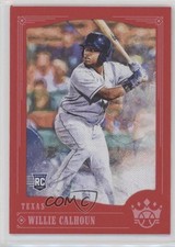 2018 Panini Diamond Kings SP Red Frame Willie Calhoun #126 i5q