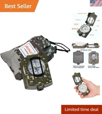 Durable Waterproof Military Compass with Map Measurer | AF-4580 for Adventures