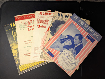 Mixed Lot Vintage Sheet Music Buddy Kaye Be My Love The Sandpiper MGM Franz