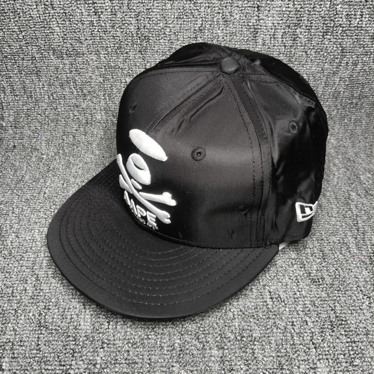 AAPE BY A BATHING APE New Era 9FIFTY Snapback Cap Hat Black Skull