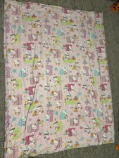 Vintage Hello Kitty Sanrio Twin Bed Comforter 2006 Retired Pastel