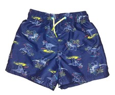Tommy Bahama Boys Surfing Dinosaur Print Swim Trunks