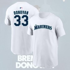 NEW ITEM - Brendan Donovan #33 Seattle Mariners Team 2026 Player Name And Number