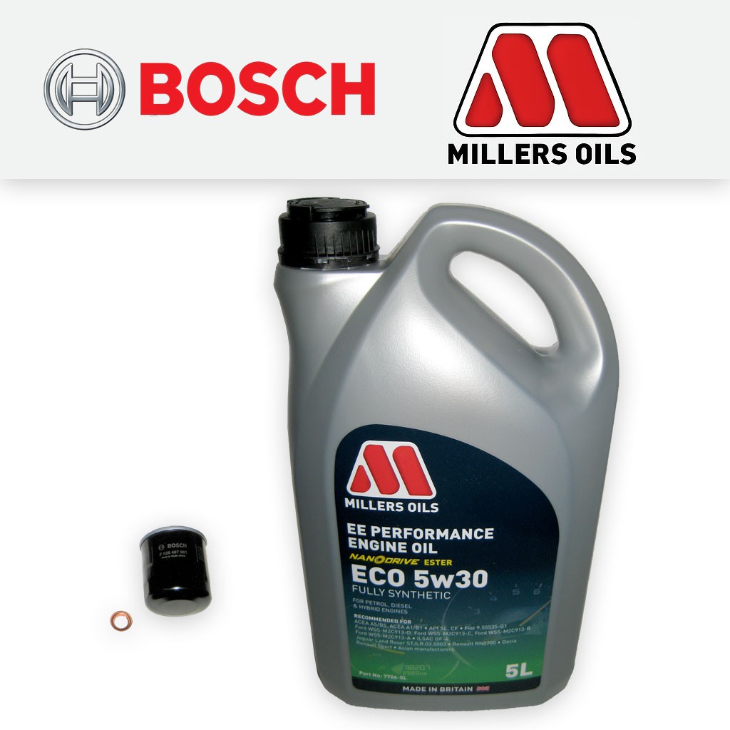SERVICE KIT for NISSAN QASHQAI 1.6 2.0 OIL FILTER +5w30 EE NANO OIL (2007-2013)