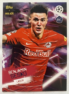 Benjamin Sesko RC Rookie Card Topps Steve Aoki Football Festival 2021 Salzburg