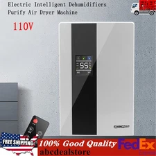 2.2L Dehumidifier for Basement Bedroom Intelligent Dehumidifier with Drain Hose