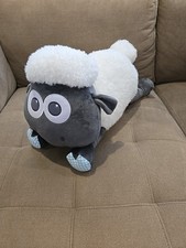 21.5  Large Shaun The Sheep Laying Down Plush Aardman AnimationS Stuffed Toy NWT
