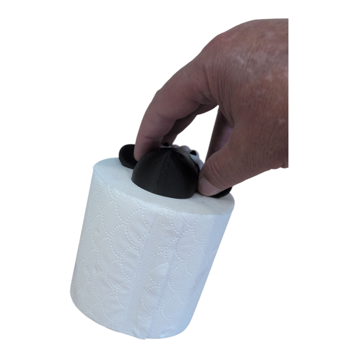 Trade Shop - Piantana Porta Rotolo Con Scopino Da Bagno Metallo Lucido Cromato Bagno Wc 80 Cm