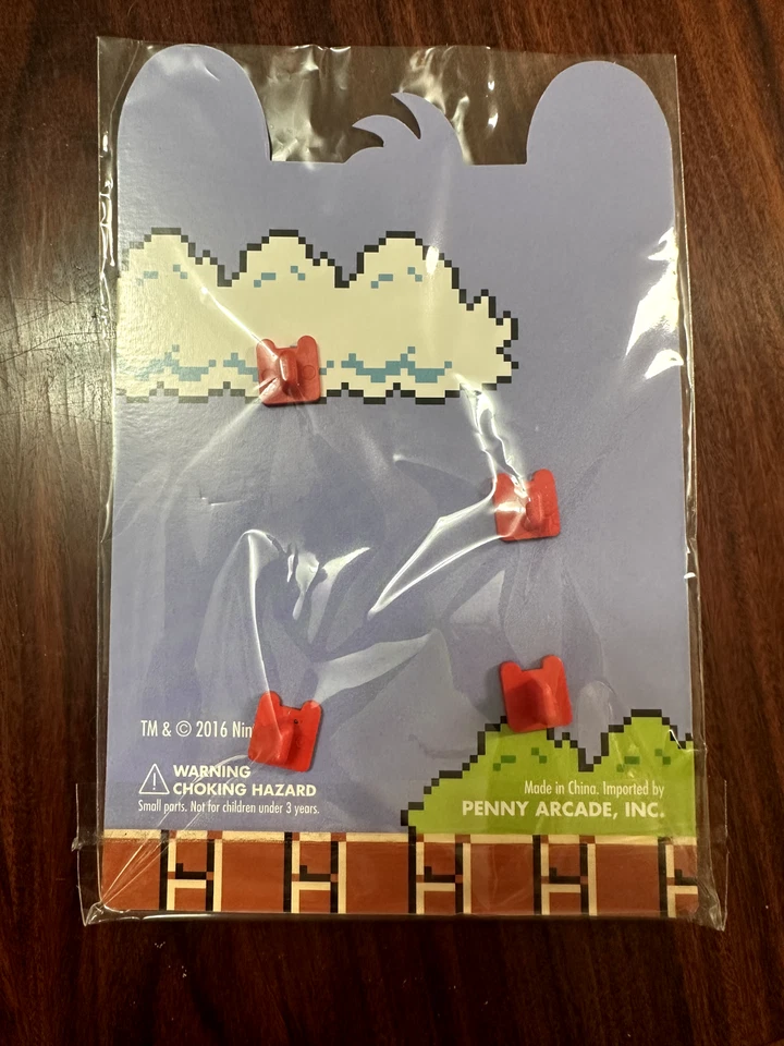 PAX West 2016 Pinny Arcade Super Mario World 1-1 Pin Set Exclusivo Nuevo y Sellado Foto 2 de 2