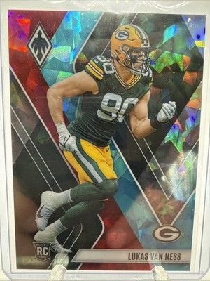 2023 Panini Phoenix - Rookies Lukas Van Ness #146 Fire & Ice /50 (RC)