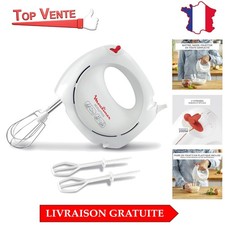 Batteur Électrique Moulinex Easymax - 2 Vitesses et 2 Jeux de Fouets Inclus