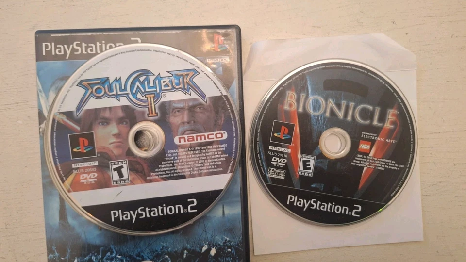 LOT OF 14 PS2 VIDEO GAME Discs & 1 Black Corded Controller  - Image 3 of 4