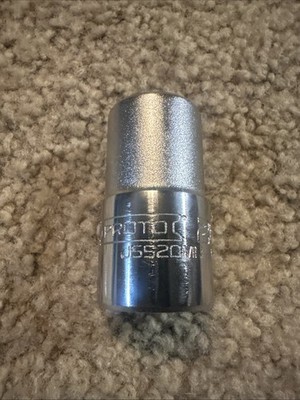 Proto 20MM Metric Socket 3/4 Drive 12pt New Made In USA J5520MN