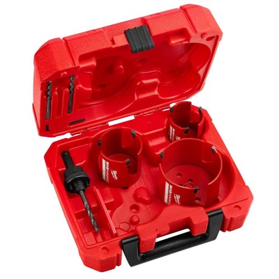 Milwaukee 7 Pc. Big Hawg With Carbide Teeth Kit