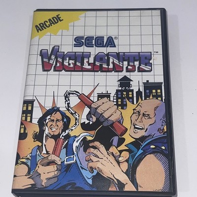 Vigilante Sega Master System SMS 1988 Includes Manual Vintage - Tested